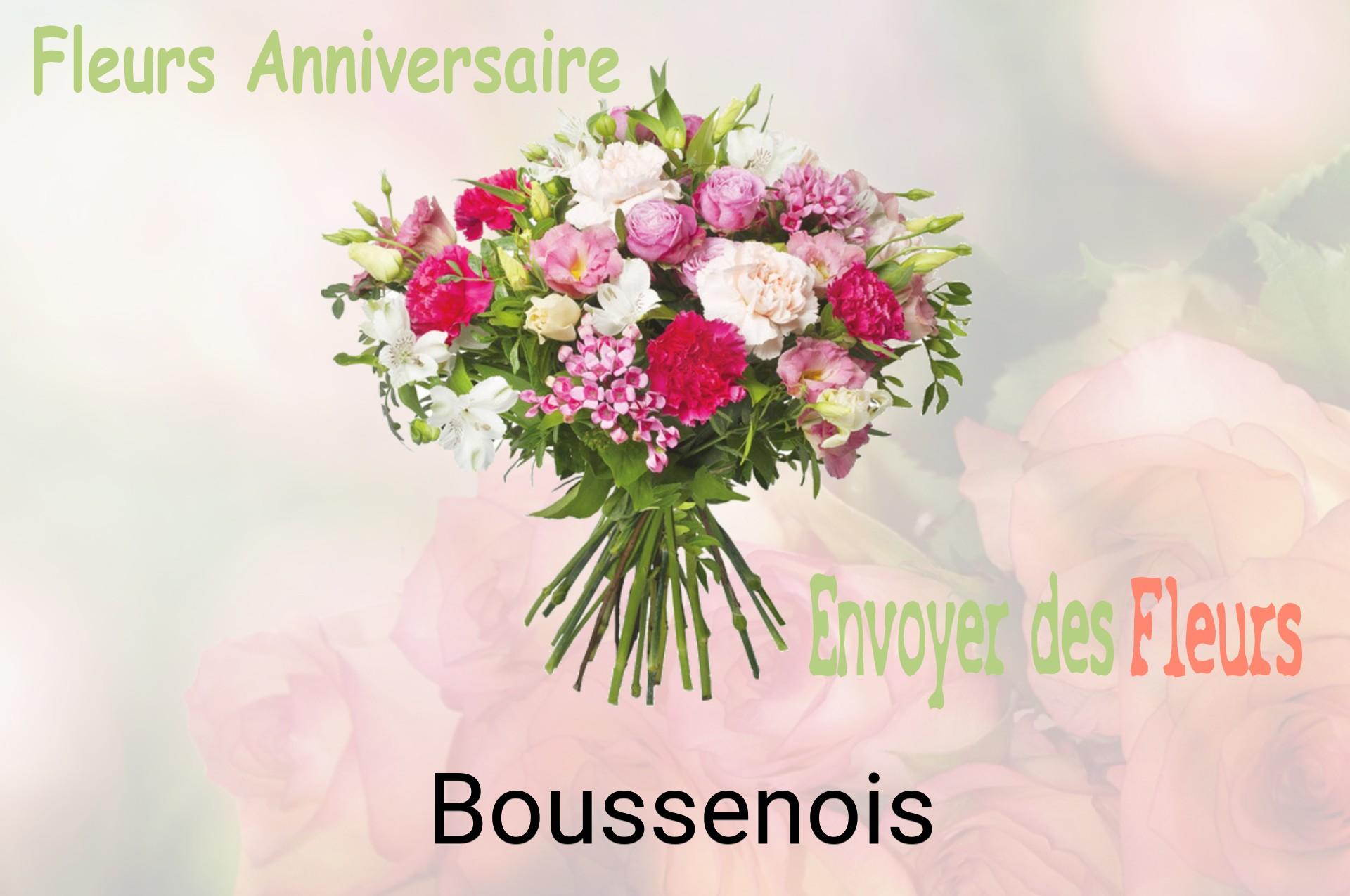 Bouquet de fleurs d’anniversaire livré à Boussenois